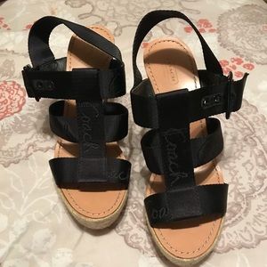 Coach wedges!